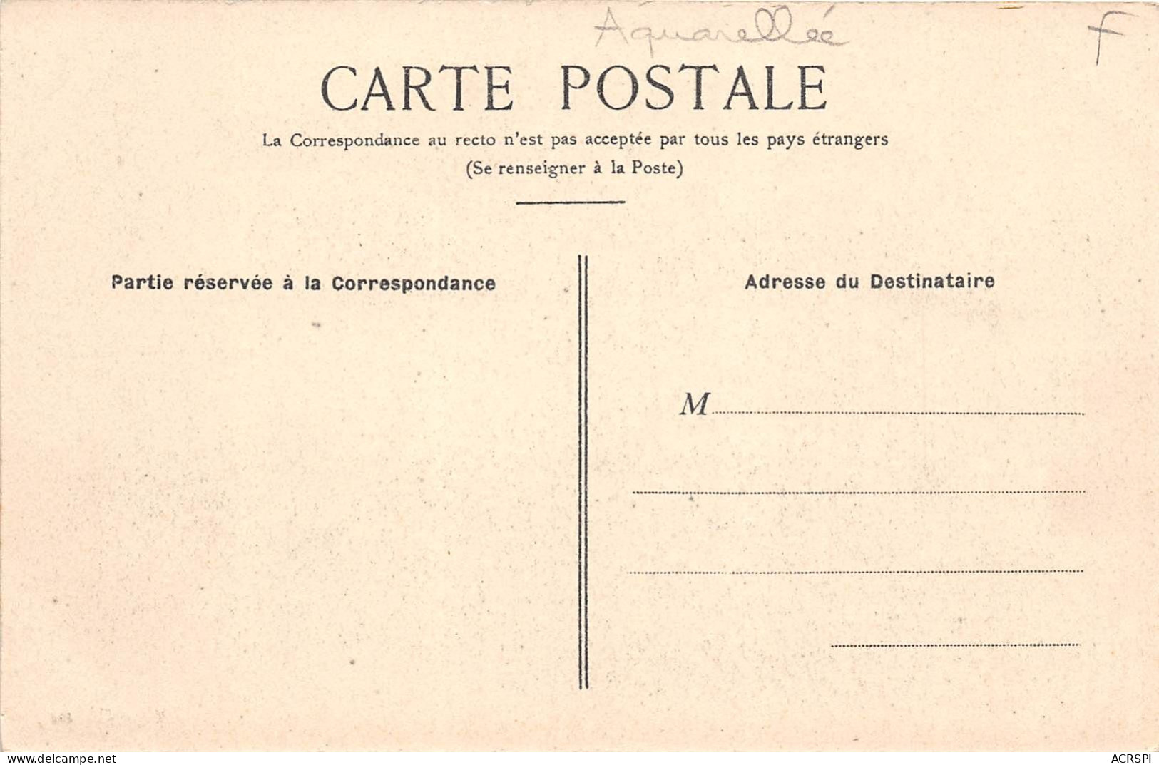 Guinée Française  CONAKRY  Le Chateau D'eau édit.salesse Colorisée Tres Rare (scan Recto-verso) OO 0956 - Guinea Francesa