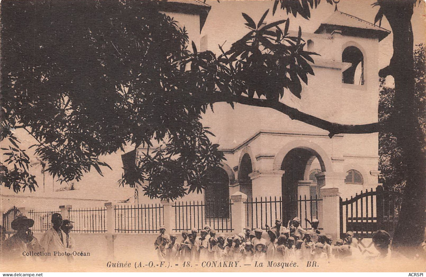 Guinée Française  CONAKRY   LA MOSQUEE    (scan Recto-verso) OO 0956 - Guinée Française