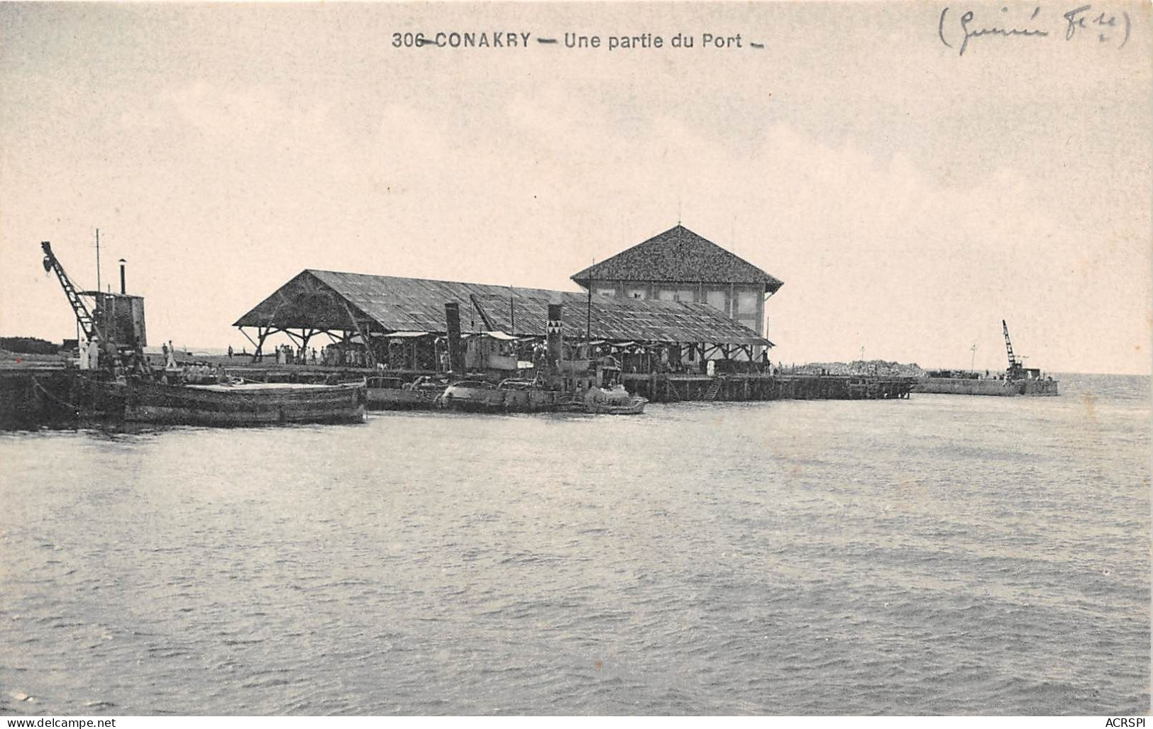 Guinée Française  Conakry  Une Partie Du Port.  (scan Recto-verso) OO 0955 - French Guinea