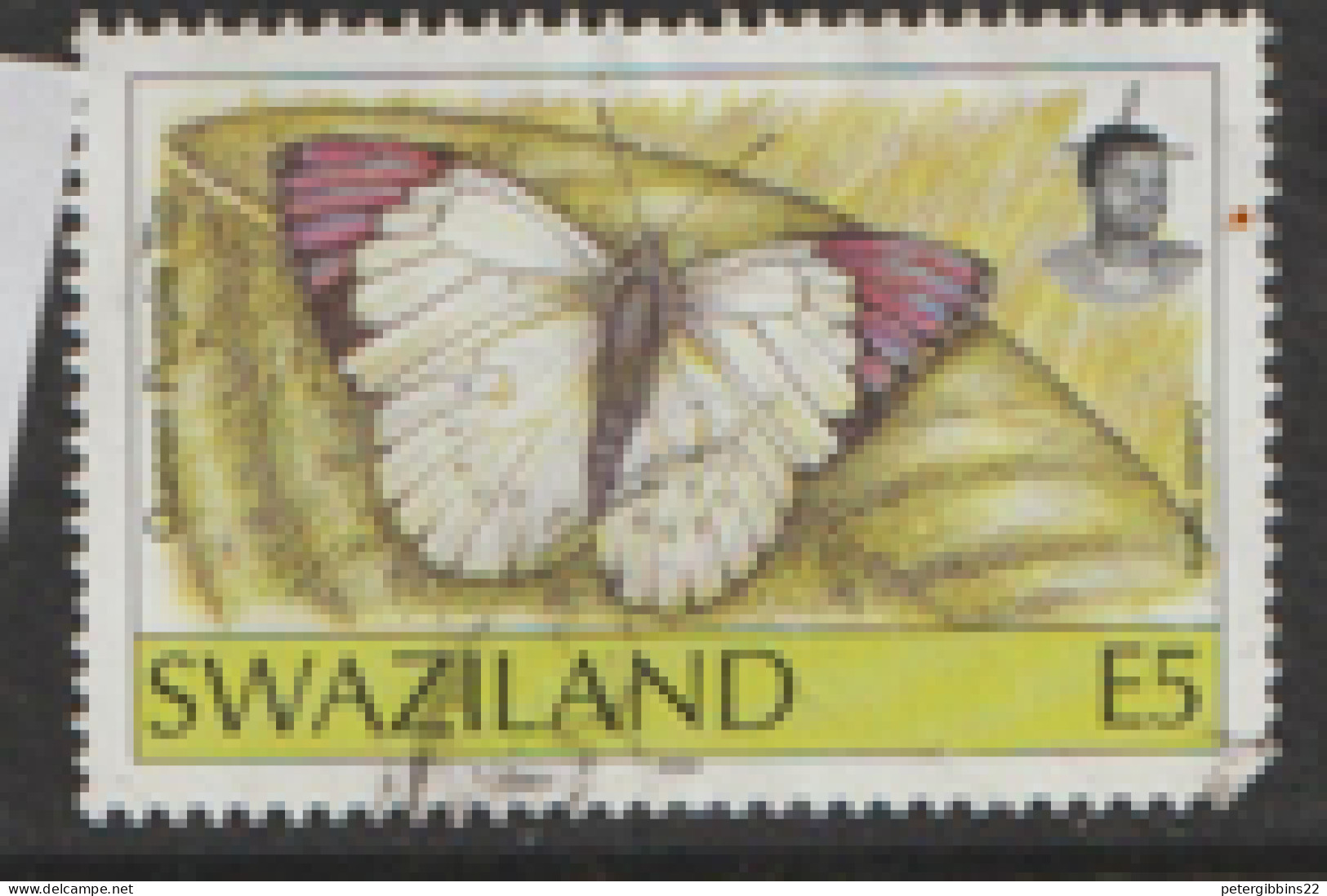 Swaziland  1992  SG  618  E5  Butterfly Fine Used - Swasiland (...-1967)