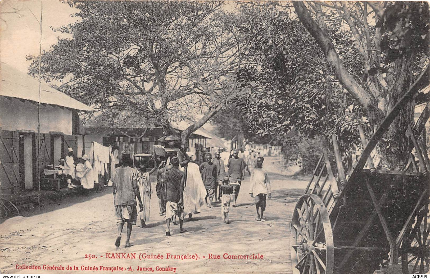 Guinée Française  Conakry  KANKAN - Rue Commerciale - A.James   (scan Recto-verso) OO 0955 - Guinée Française