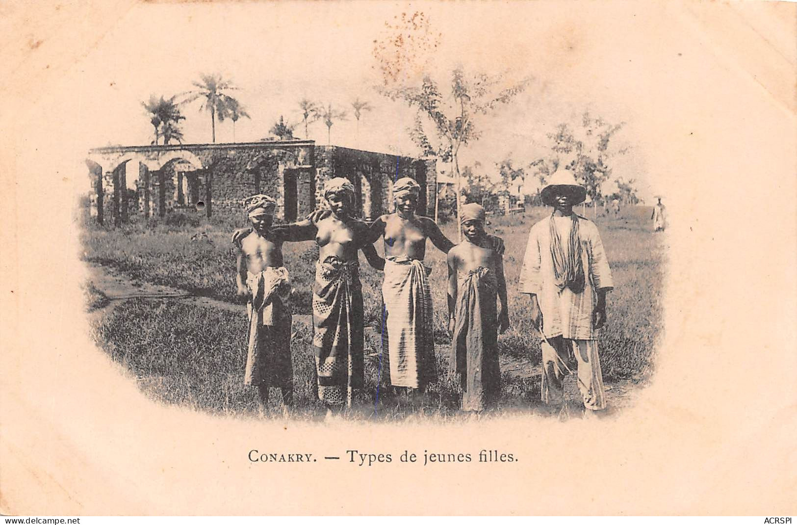 GUINEE Francaise  Conakry  Types De Jeunes Filles   ( Scan Recto-verso) OO 0954 - French Guinea