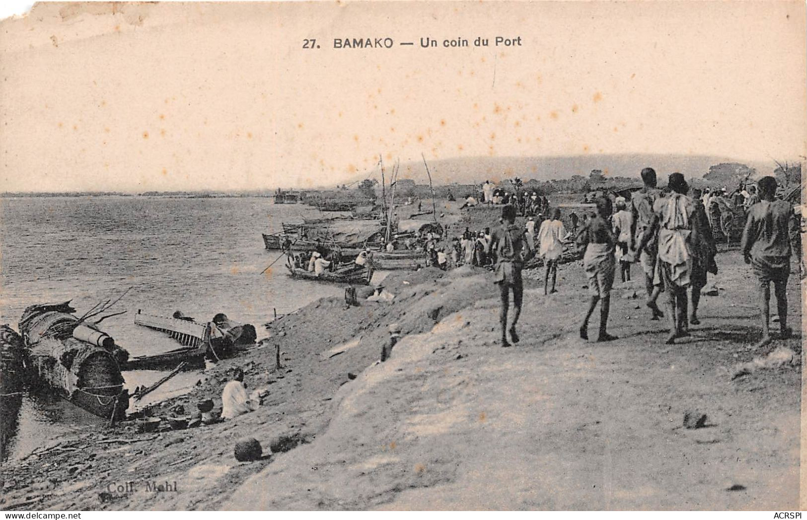 MALI  Soudan Francais BAMAKO  Un Coin Du Port Sur Le Niger  (scan Recto-verso) OO 0953 - Mali