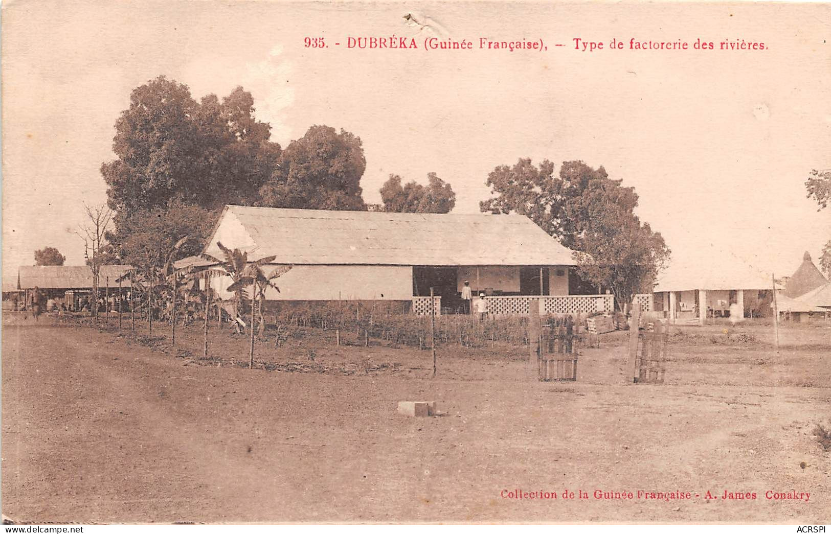 GUINEE Francaise  CONAKRY  Dubreka Type De Factorerie Des Rivieres    (scan Recto-verso) OO 0951 - French Guinea