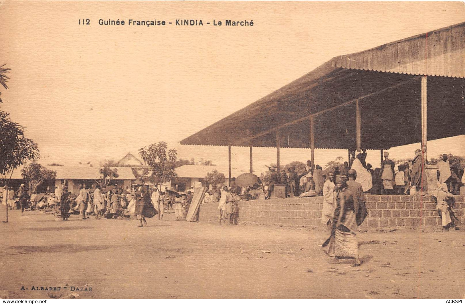 GUINEE Francaise  Kindia Le Marché   (scan Recto-verso) OO 0951 - Französisch-Guinea
