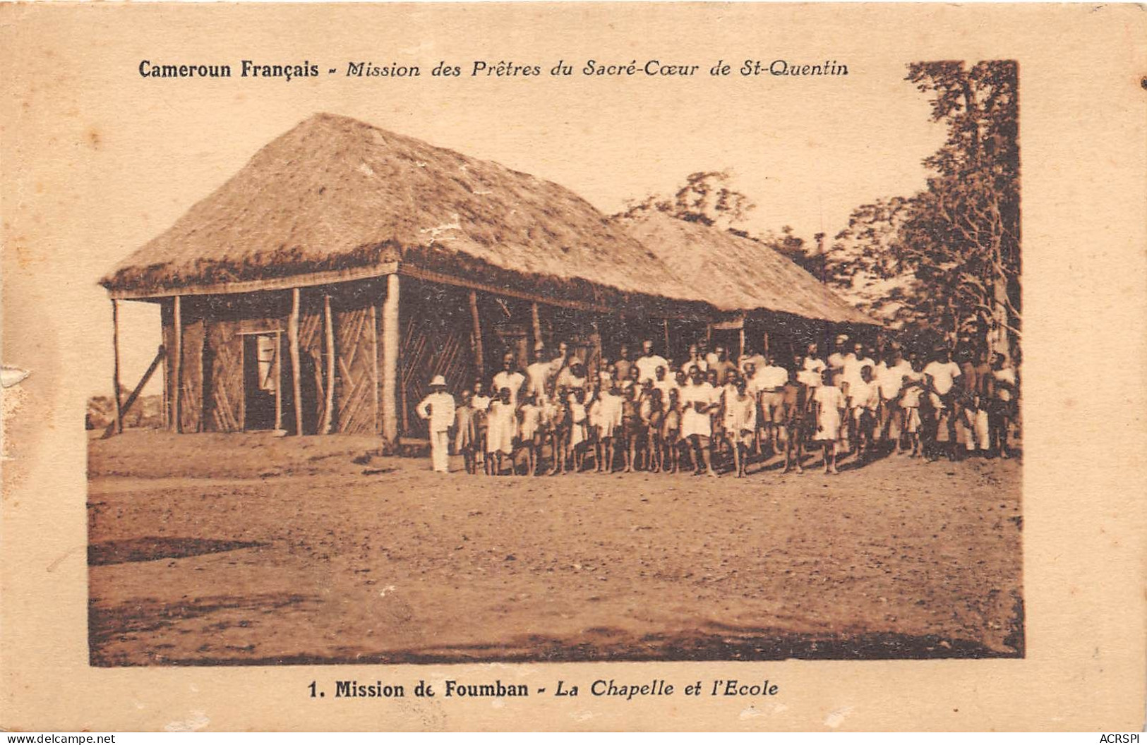 CAMEROUN Kamerun Foumban La  Chapelle Et L'ecole  (scan Recto-verso) OO 0947 - Cameroun