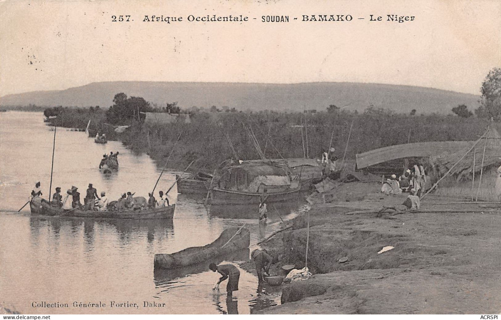 MALI Soudan Francais  Bamako Le Niger (scan Recto-verso) OO 0945 - Mali