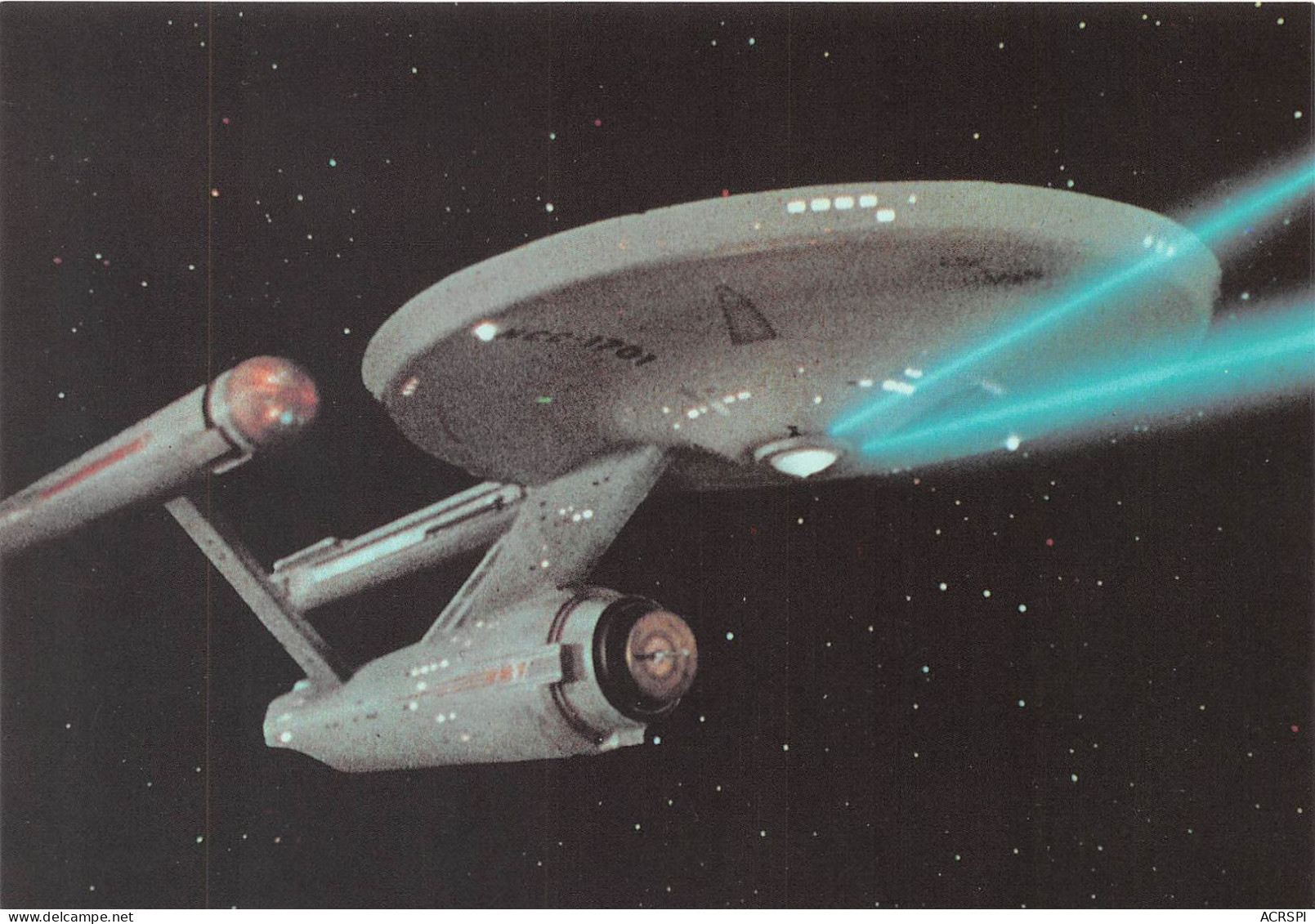  STAR TREK  USS ENTERPRISE  KIRK  Spock  Cinema Serie   (scan Recto-verso) OO 0998 - TV Series