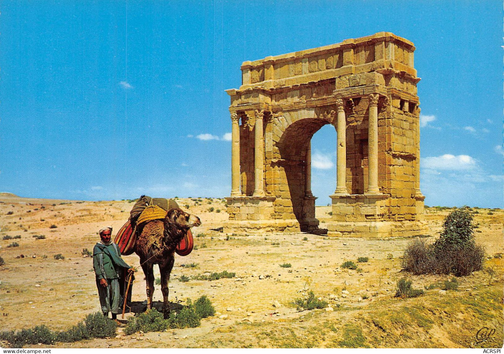 TUNISIE  SBEITLA  L'arc De Triomphe  (scan Recto-verso) OO 0995 - Tunisia