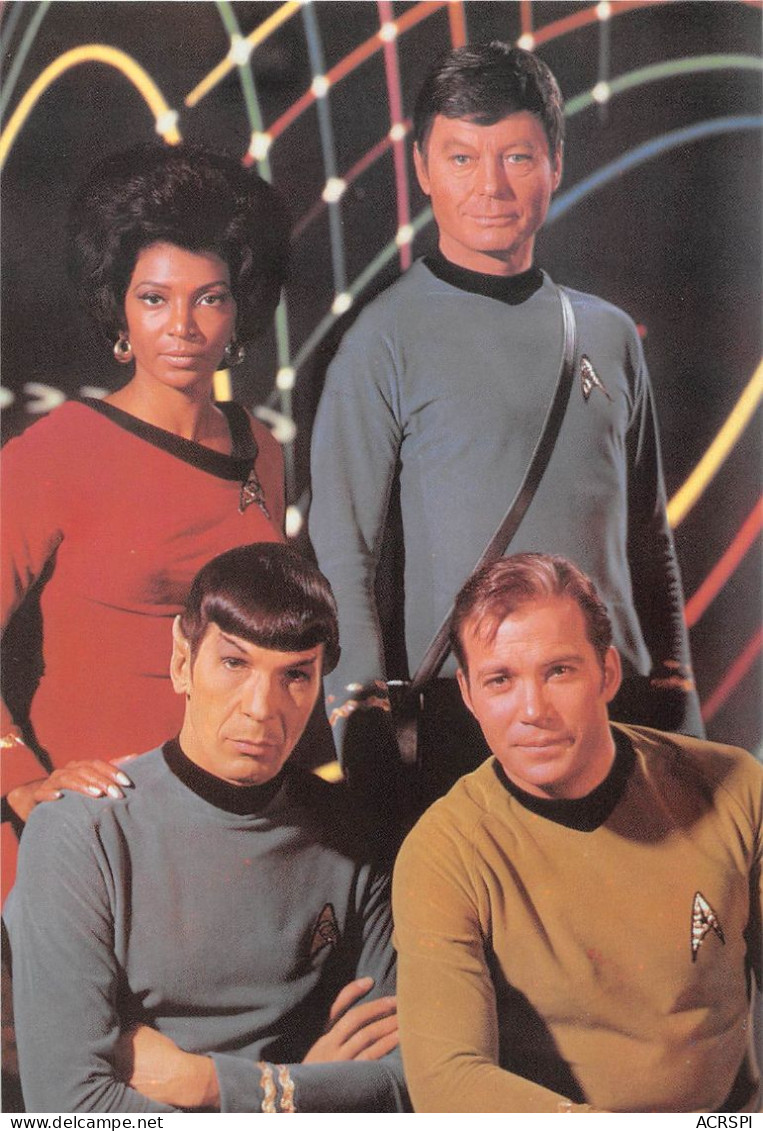 STAR  TREK KIRK  Mc Coy Sulu  Et SPOCK  Carte Vierge  105 121 (scan Recto-verso) OO 0992 - TV Series