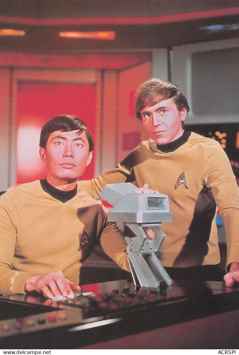 STAR  TREK Walter Koenig Dans Le Rôle De Pavel Chekov Et SULU Carte Vierge  105 121 (scan Recto-verso) OO 0992 - TV Series