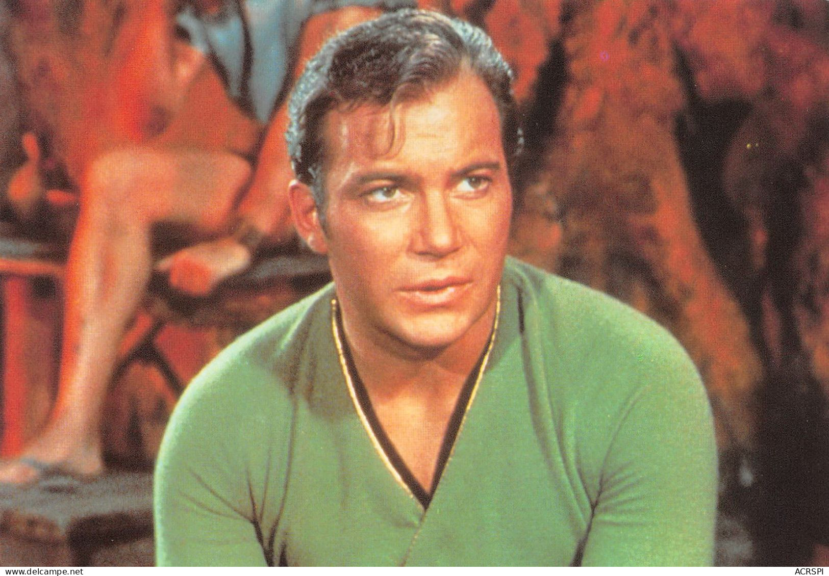 STAR  TREK Captain KIRK  Portrait Carte Vierge  105 121 (scan Recto-verso) OO 0992 - Séries TV