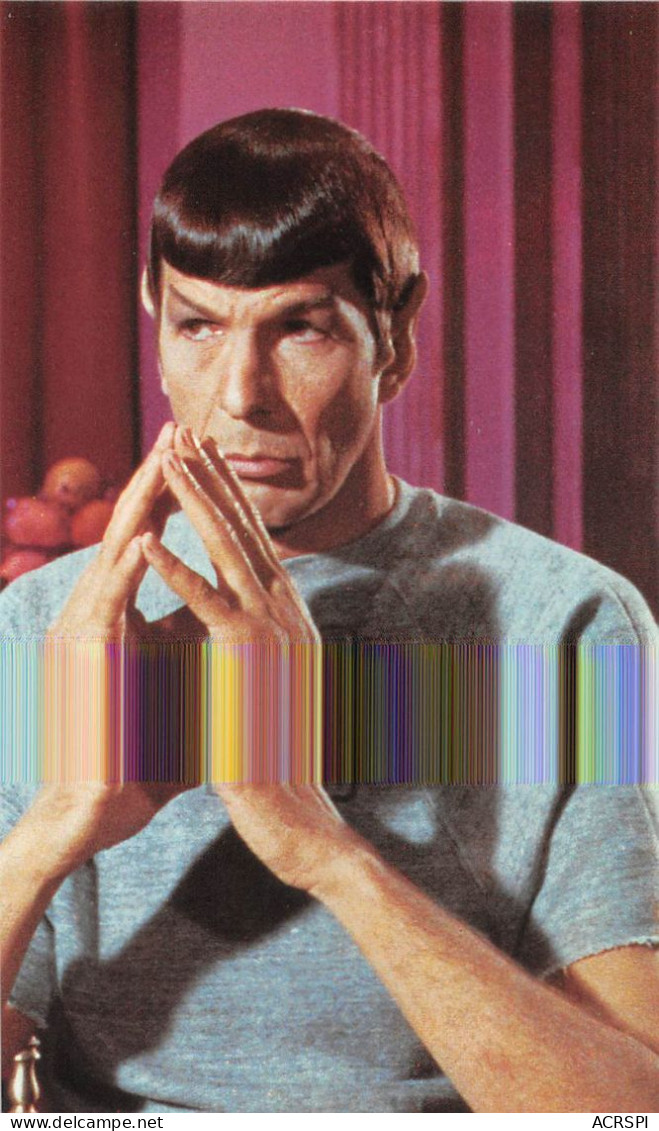 STAR  TREK Leonard Nimoy   SPOCK  105 133(scan Recto-verso) OO 0992 - Serie Televisive