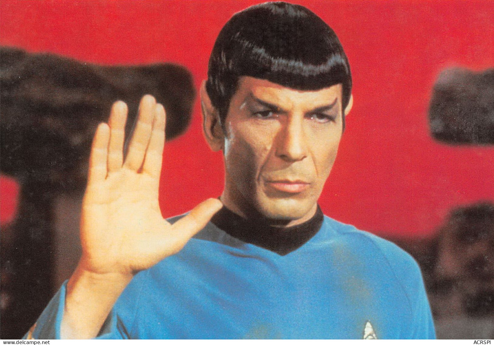 STAR  TREK Leonard Nimoy   SPOCK  Le Salut Carte Vierge  105 117 (scan Recto-verso) OO 0992 - Series De Televisión