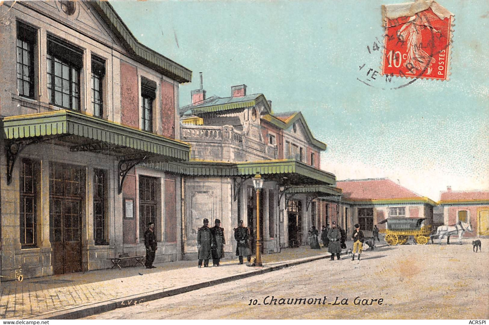 52 CHAUMONT   La Gare    (scan Recto-verso) OO 0991 - Chaumont