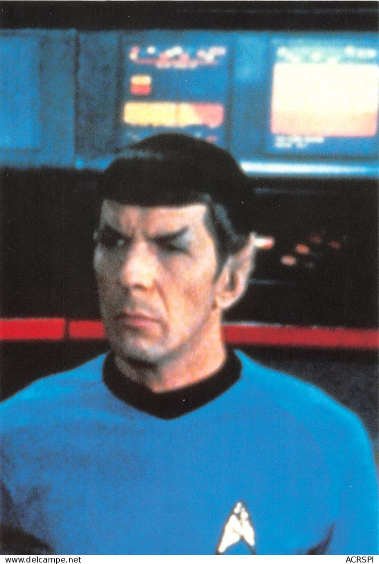 STAR TREK  Voyager  SPOCK Leonard NIMOY  (scan Recto-verso) OO 0988 - Series De Televisión