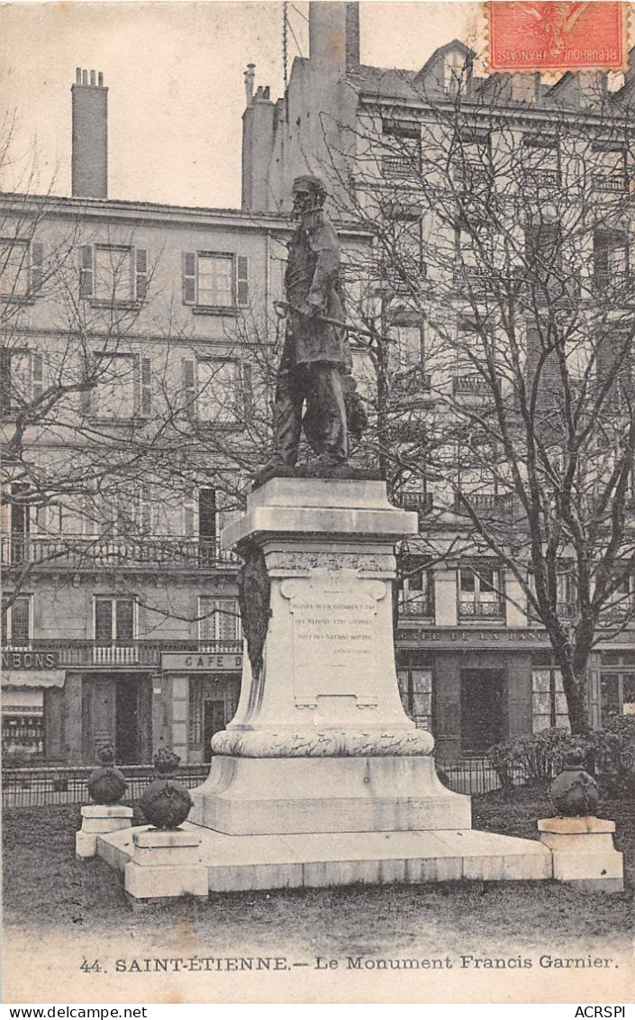 Saint Etiennele Monument Francis Garnier  (scan Recto-verso) OO 0983 - Saint Etienne