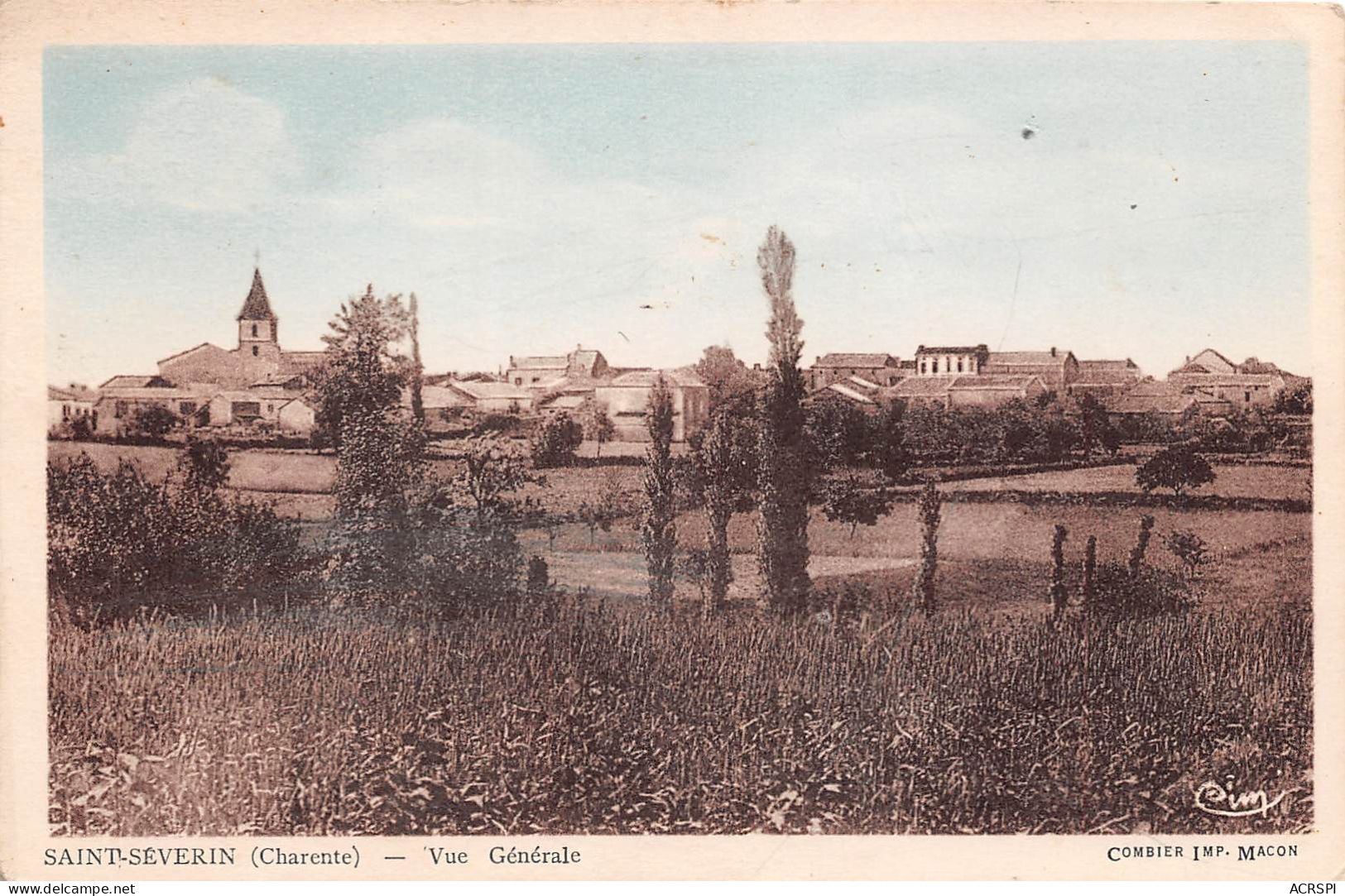 SAINT SEVERIN Vue Generale (scan Recto-verso) OO 0981 - Autres & Non Classés