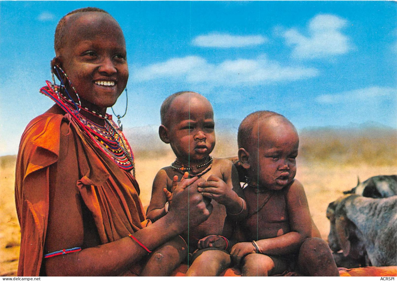Masai  Mother And Children  MAASAI  Edition SAPRA Nairobi (scan Recto-verso) OO 0980 - Kenia