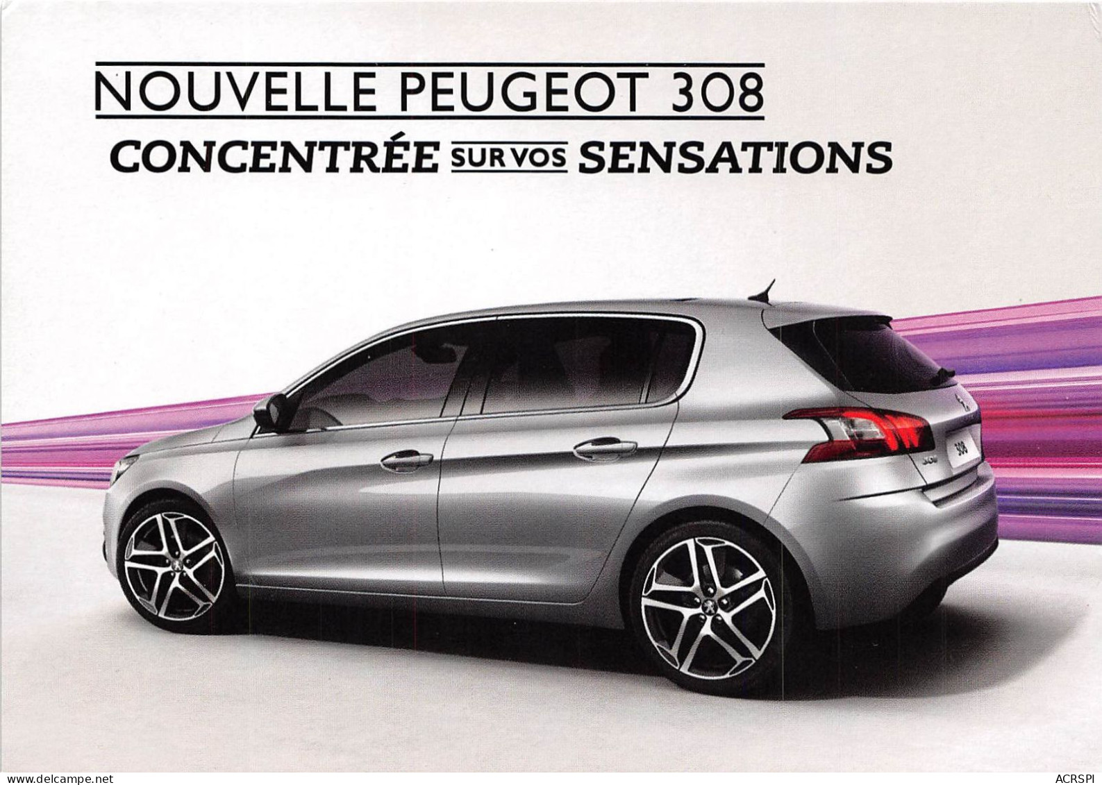 Nouvelle PEUGEOT 308  (scan Recto-verso) OO 0976 - Passenger Cars