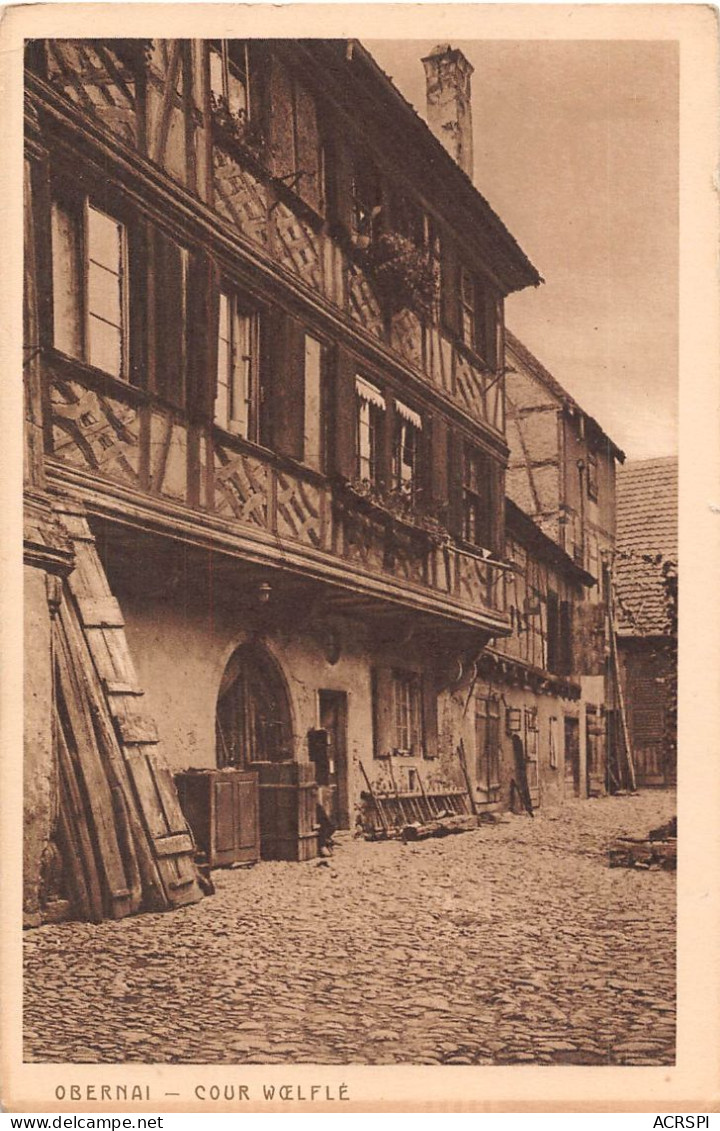 OBERNAI Cour  Woelfle 2  (scan Recto-verso) OO 0976 - Obernai