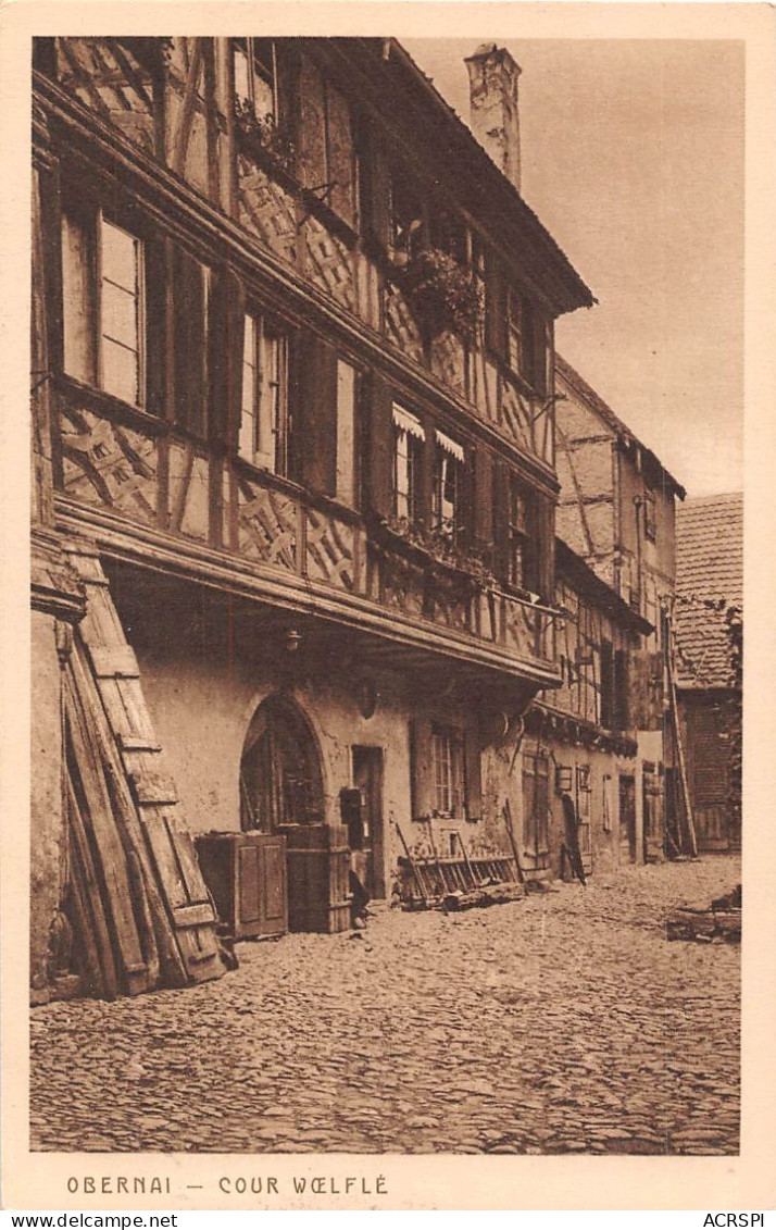 OBERNAI Cour  Woelfle  (scan Recto-verso) OO 0976 - Obernai