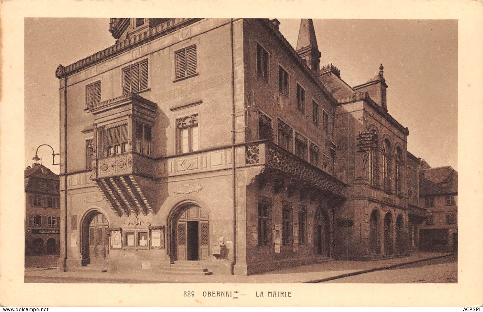 Obernai  La Mairie   (scan Recto-verso) OO 0976 - Obernai