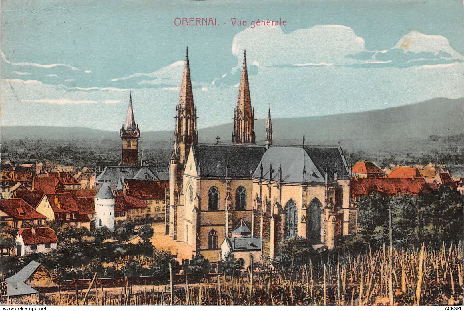 Obernai - Vue Générale   (scan Recto-verso) OO 0976 - Obernai