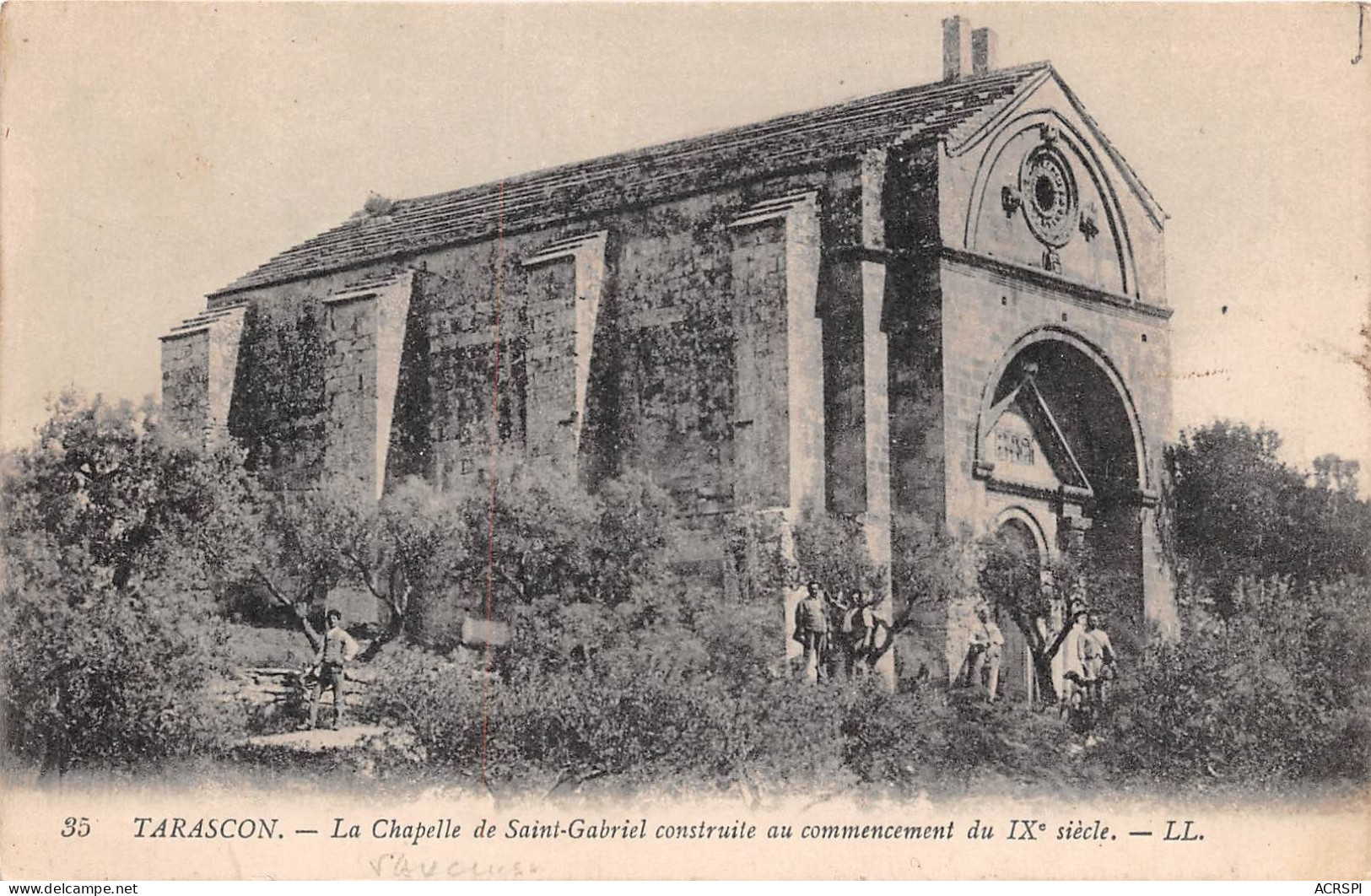 13 Tarascon  La Chapelle De Saint Gabriel (scan Recto-verso) OO 0975 - Tarascon