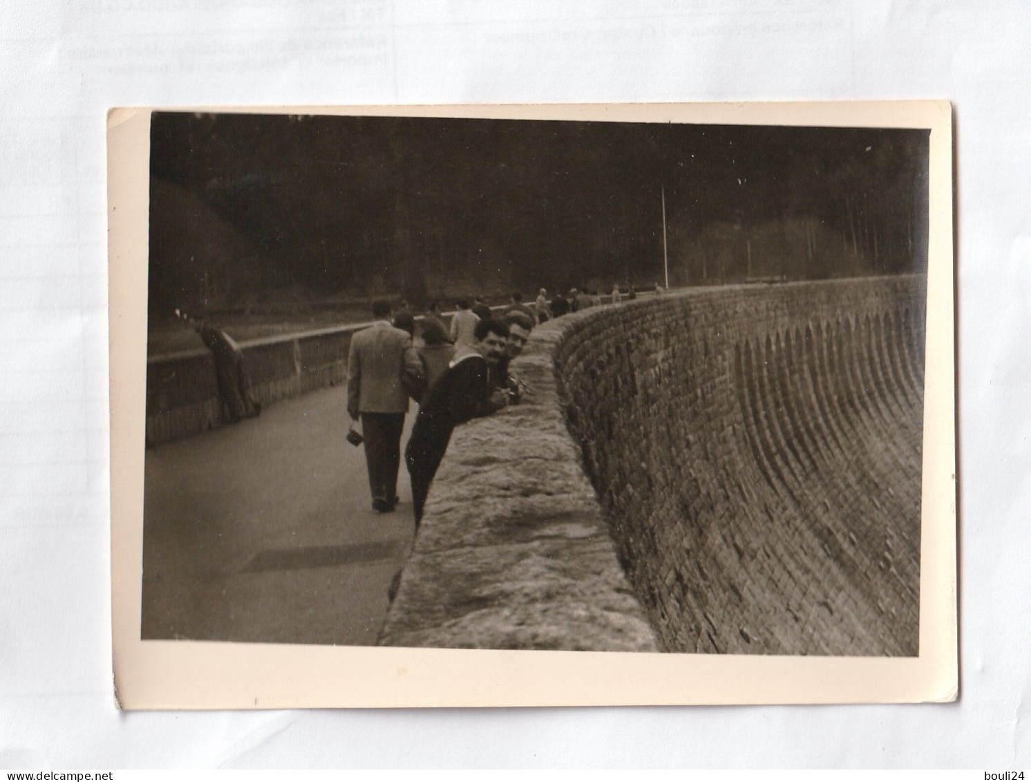 PHOTO  8 X 10  LE BARRAGE DE MURGTAL  FORET NOIRE  ALSACE VOIR VERSO - Otros & Sin Clasificación