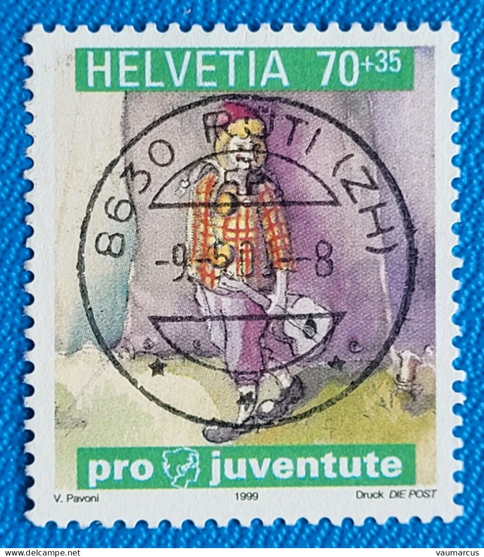 1999 Zu J 353 PRO JUVENTUTE Obl. Centrale RÜTI ZH 9.5.00 LUXE Voir Description - Used Stamps