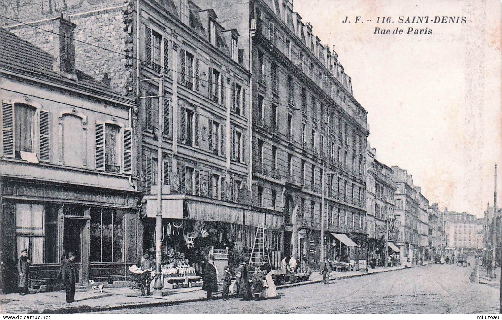 93* ST DENIS  La Rue De Paris        RL45,0062 - Saint Denis