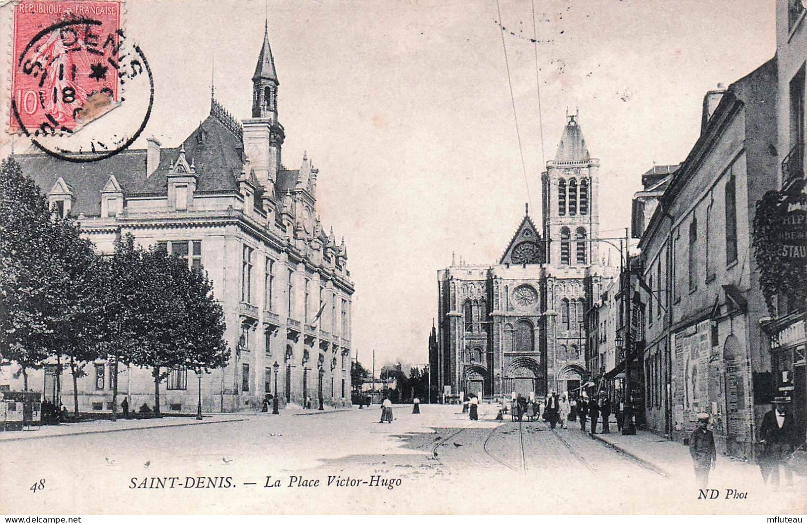 93* ST DENIS  Place Victor Hugo         RL45,0048 - Saint Denis