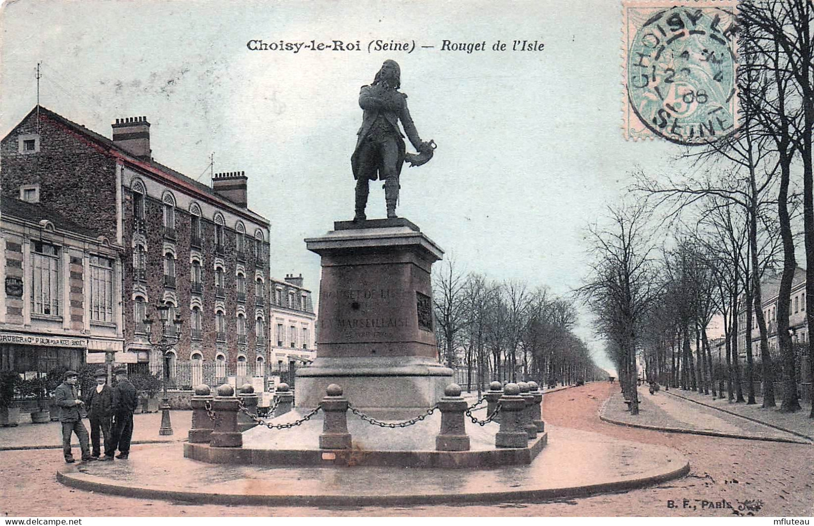 94* CHOISY LE ROI   Statue Rouget De L Isle   RL45,0870 - Choisy Le Roi