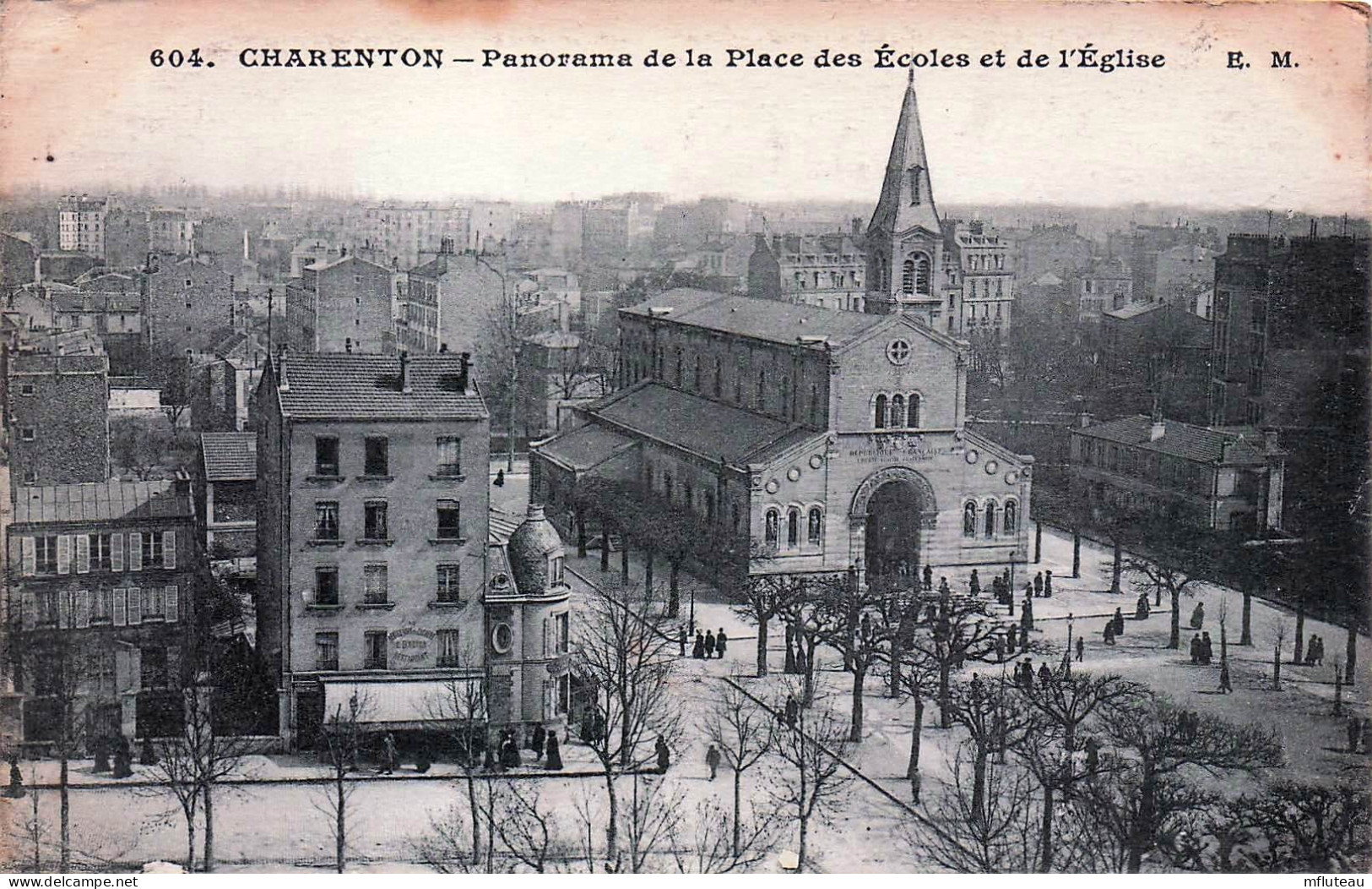 94* CHARENTON   Place Des Ecoles Et Eglise    RL45,0771 - Charenton Le Pont