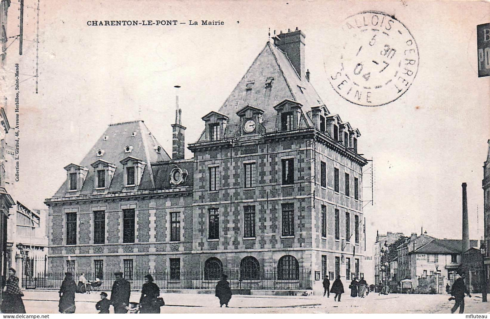 94* CHARENTON   LE PONT  La Mairie     RL45,0735 - Charenton Le Pont
