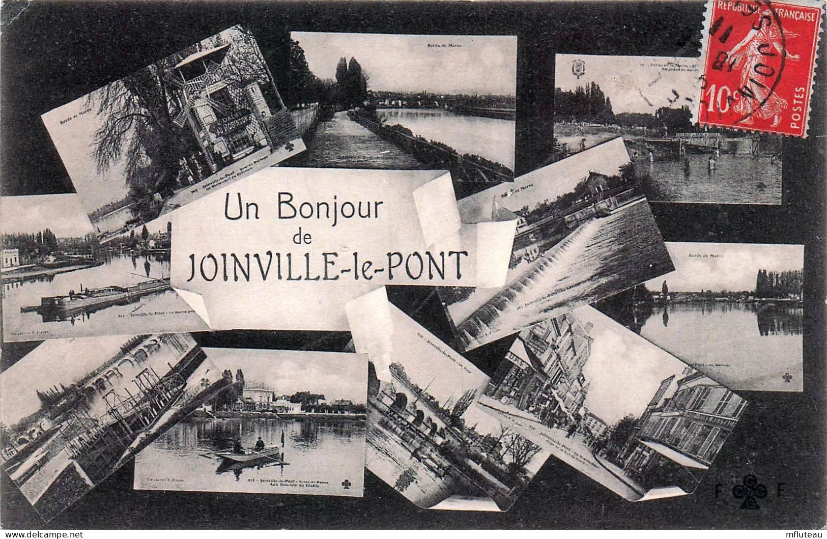 94* JOINVILLE  LE PONT   « un Bonjour »  Multi Vues  RL45,1277 - Joinville Le Pont