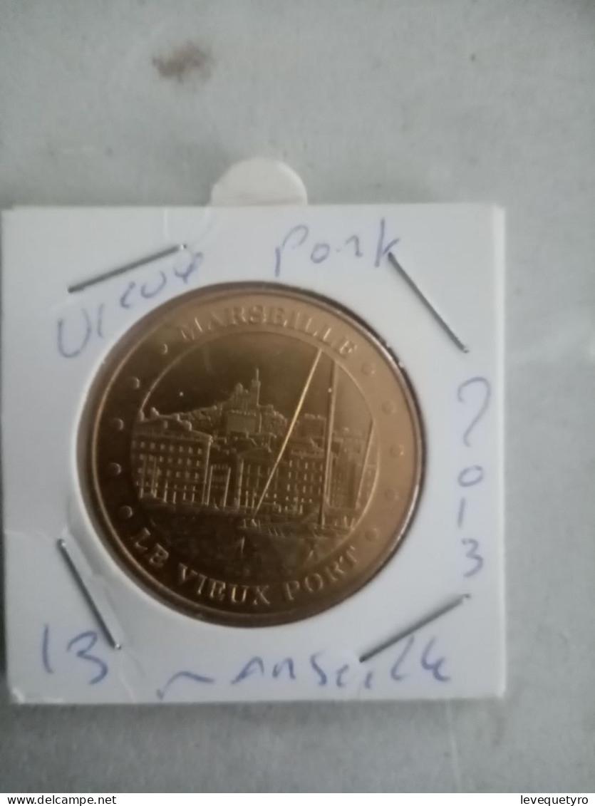 Médaille Touristique Monnaie De Paris 13 Marseille Vieux Port 2013 - 2013