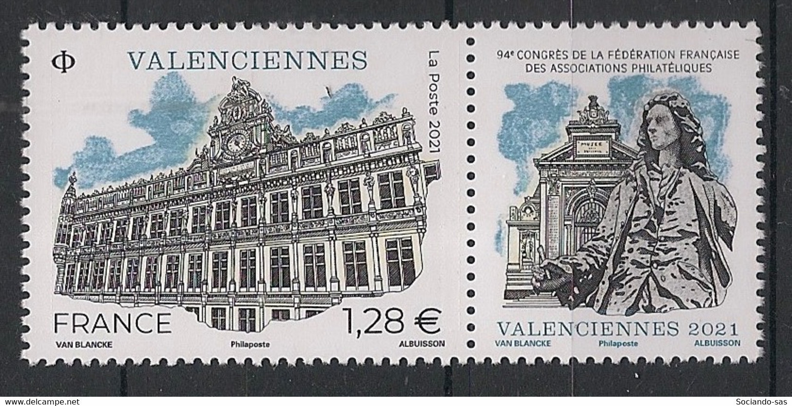 FRANCE - 2021 - N°YT. 5523 - Valenciennes - Neuf Luxe ** / MNH / Postfrisch - Ungebraucht