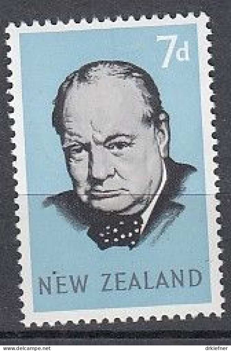 NEUSEELAND 440, Postfrisch **, Tod Von Winston Spencer Churchil, 1965 - Unused Stamps