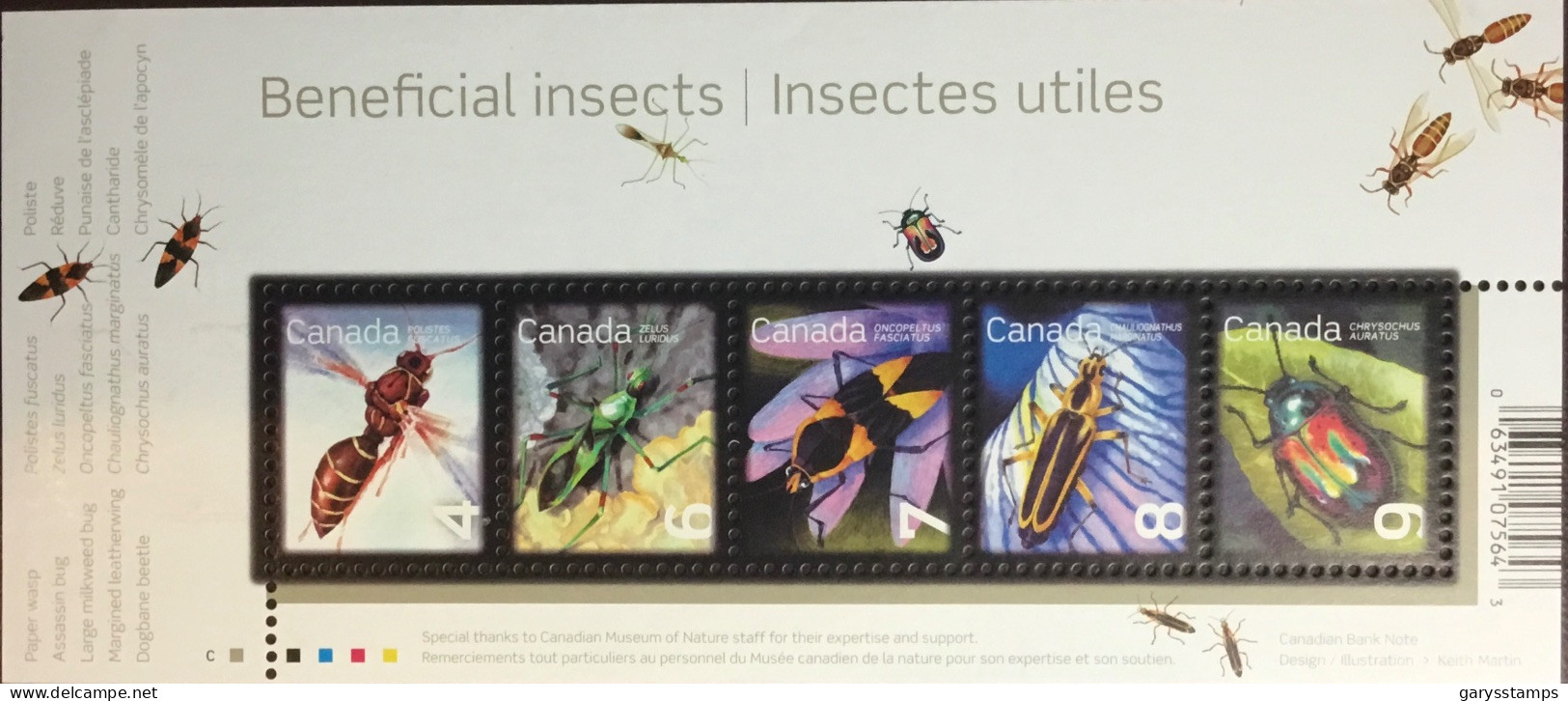 Canada 2010 Beneficial Insects Sheetlet MNH - Other & Unclassified