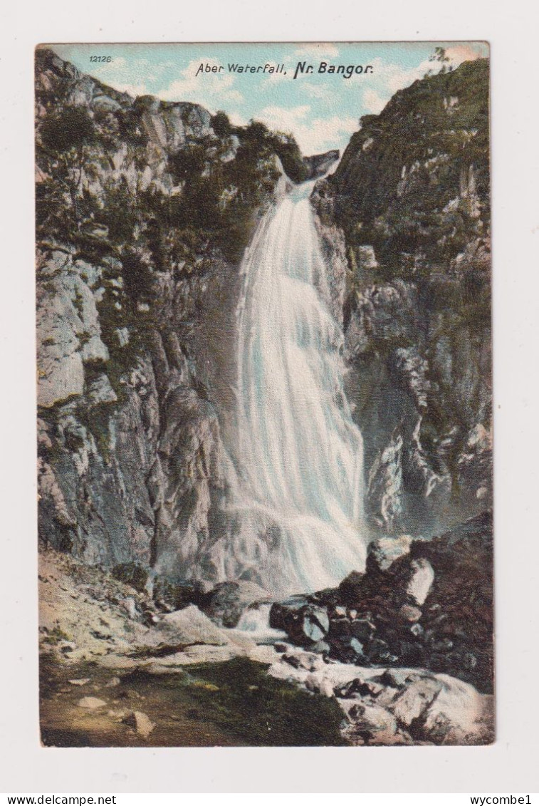 WALES - Bangor Aber Waterfall Used Vintage Postcard - Caernarvonshire