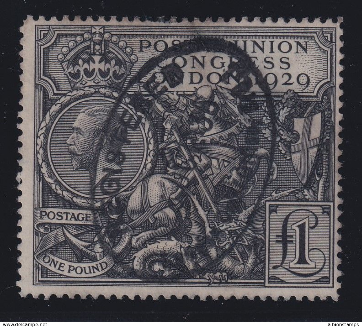 Great Britain, Scott 209 (SG 438), Used, 1936 Registered Cancel - Used Stamps