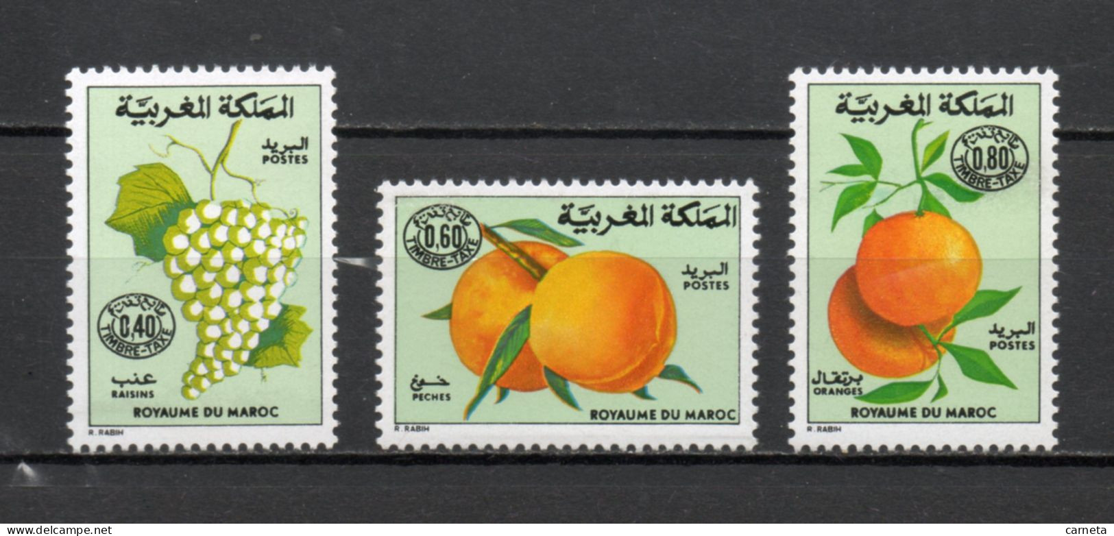 MAROC TAXE  N°  64 à 66    NEUFS SANS CHARNIERE  COTE 4.40€    FRUIT FLORE  VOIR DESCRIPTION - Morocco (1956-...)