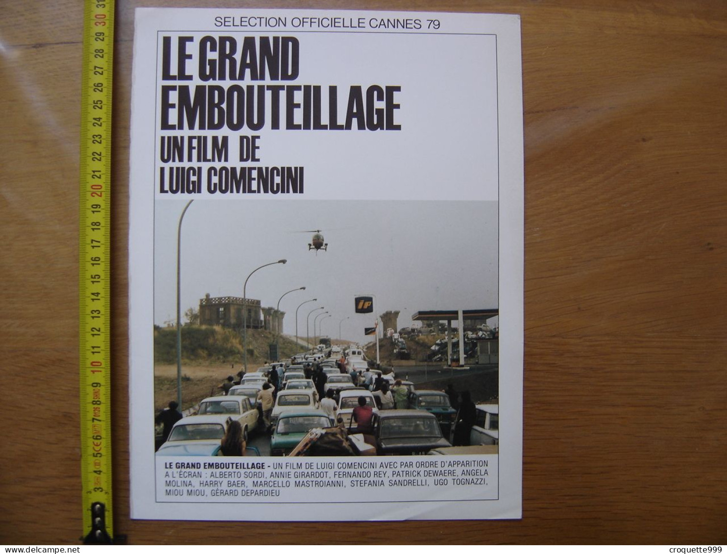 Synopsis Cinema Movie LE GRAND EMBOUTEILLAGE Sordi Girardot Dewaere Comencini - Other & Unclassified