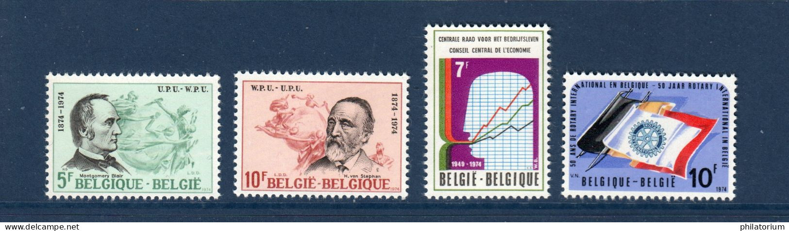 Belgique België, **, Yv 1725, 1726, 1727, 1728, Mi 1781, 1782, 1783, 1784, SG 2363, 2364, 2365, 2360, - Unused Stamps