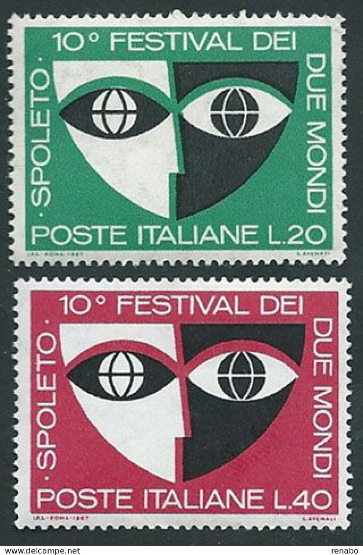 Italia 1967; Festival Di Spoleto. Serie Completa. - 1961-70: Mint/hinged