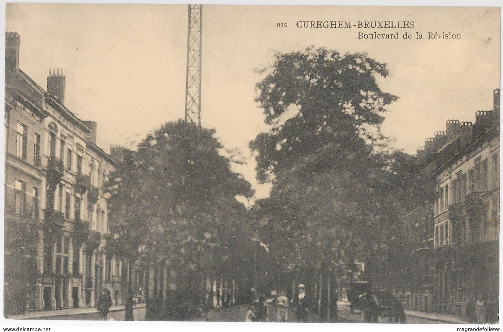 CPA CARTE POSTALE BELGIQUE BRUXELLES-ANDERLECHT CUREGHEM  BOULEVARD DE LA REVISION - Anderlecht