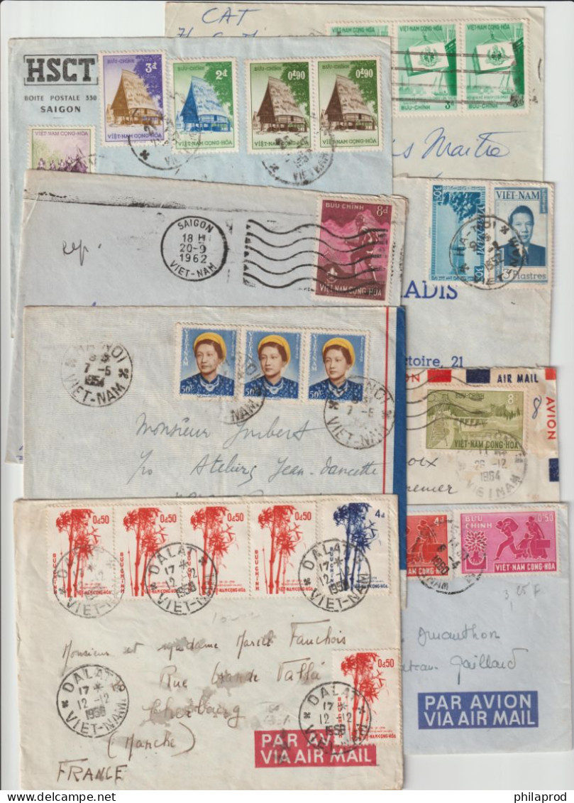 VIETNAM    Lot _8 COVERS  SENT   Ref MM - Vietnam