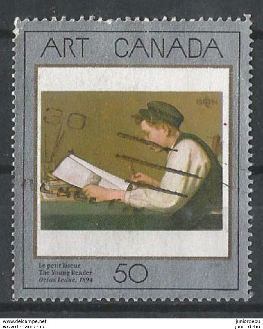Canada - 1988 - Le Petit Liseur -  USED. ( Condition As Per Scan ) ( OL 26/08/2018) - Gebruikt